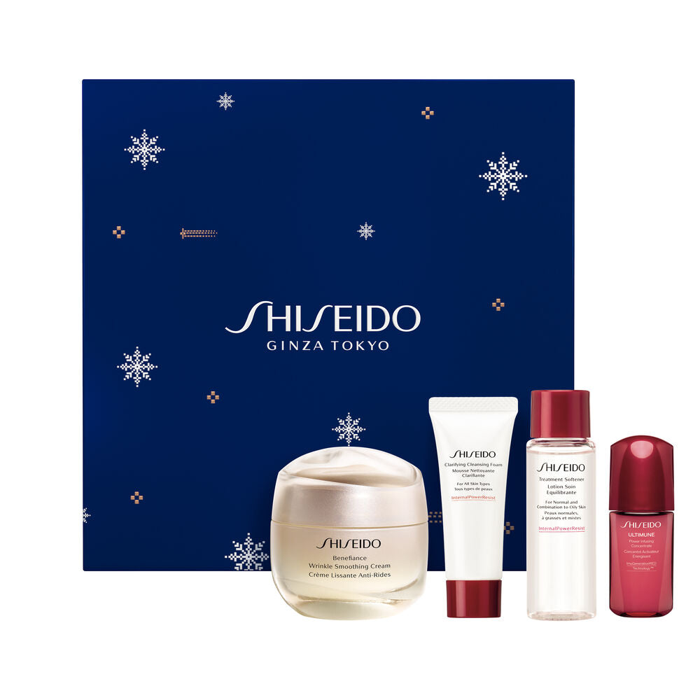 Coffret Anti-Rides Shiseido Benefiance 4 pièces - Beauty-Privée