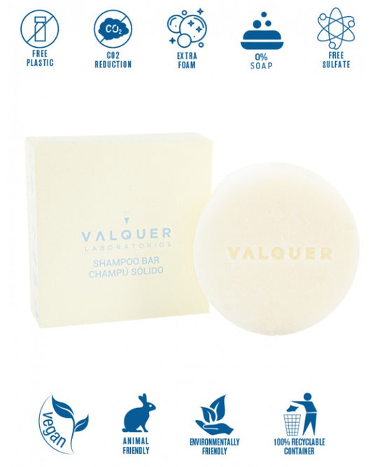 Válquer Shampooing Solide PURE sans sulfate Pure cheveux gras 50 G. - Beauty-Privée