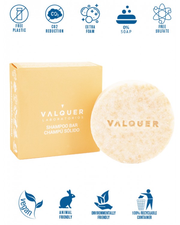 Válquer Shampooing Solide SUNSET sans sulfate 50 G.