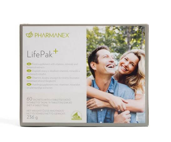 Pharmanex LifePak+ - 60 SAQUETAS (DE 4 COMPRIMIDOS)