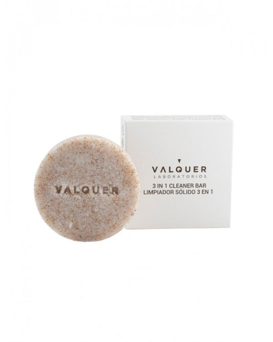Solid Facial Cleanser 3 In 1 Sugar. 50 G. Válquer